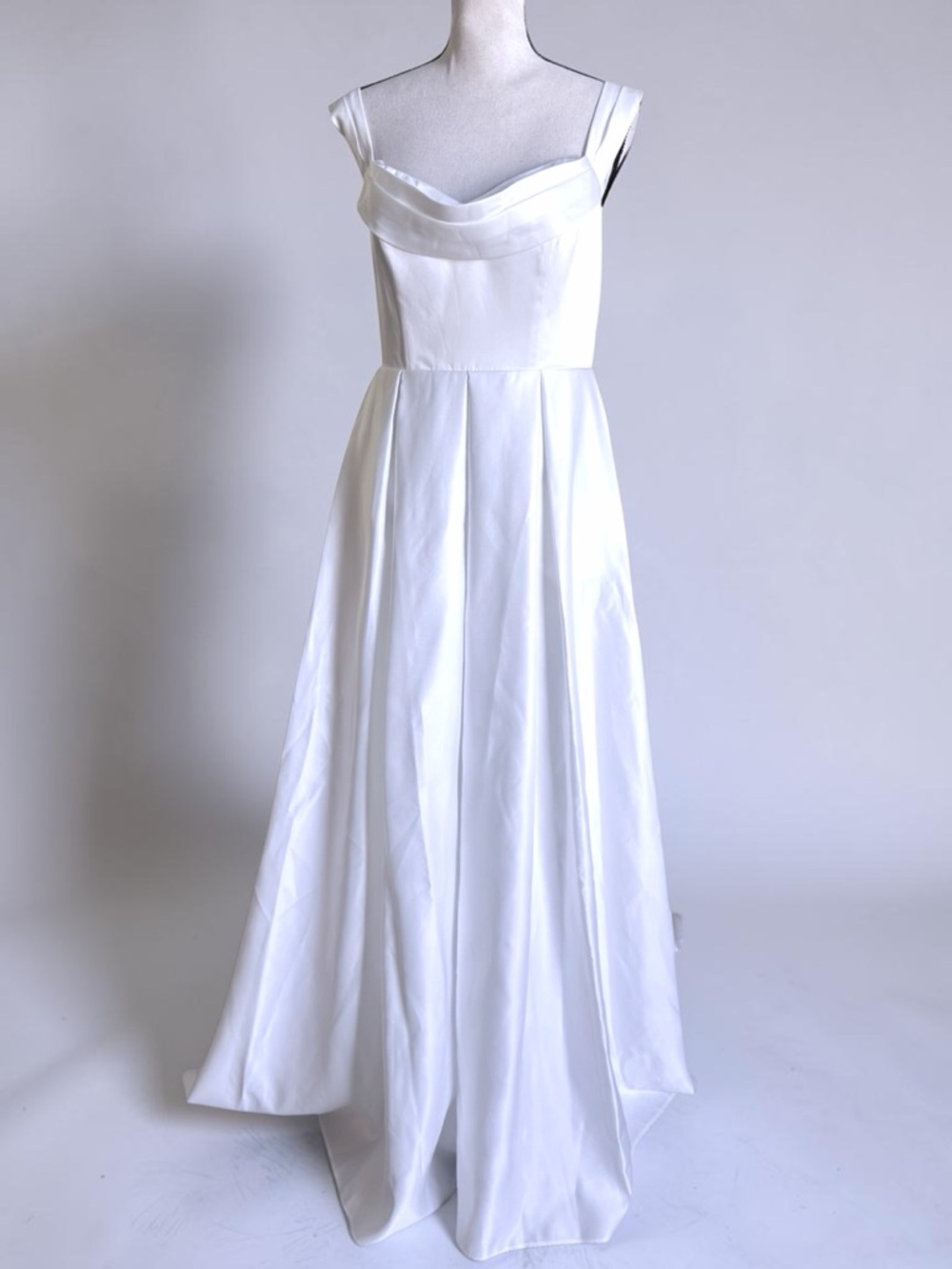 Lulus Extraordinary Vow‎ White Off Shoulder Maxi Dress Size M NWT bridal dress - Picture 3 of 10